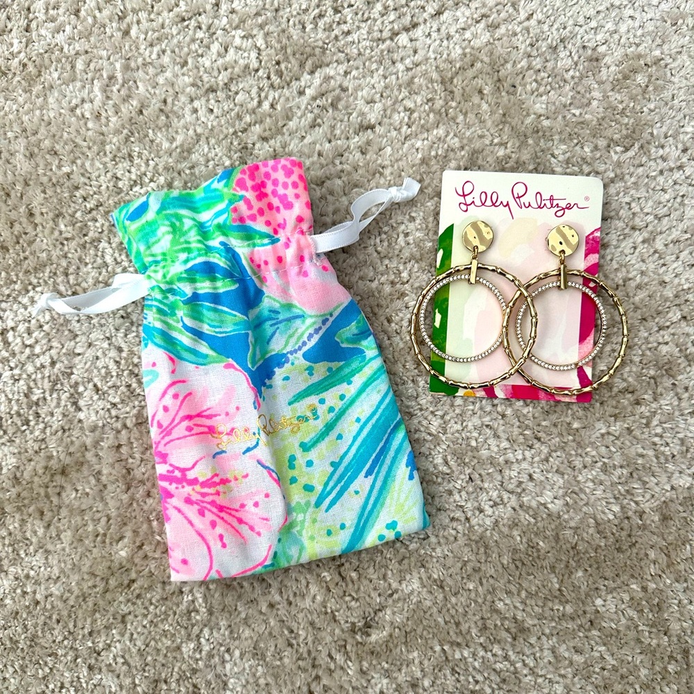Lilly Pulitzer Eternity Earrings!